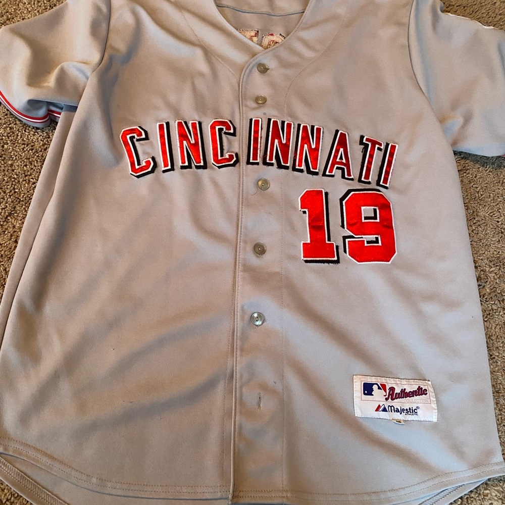 Cincinnati Reds Stitched Votto Jersey